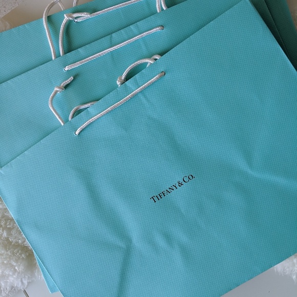 3 Tiffany and Co Shopping Bags - Picture 1 of 1